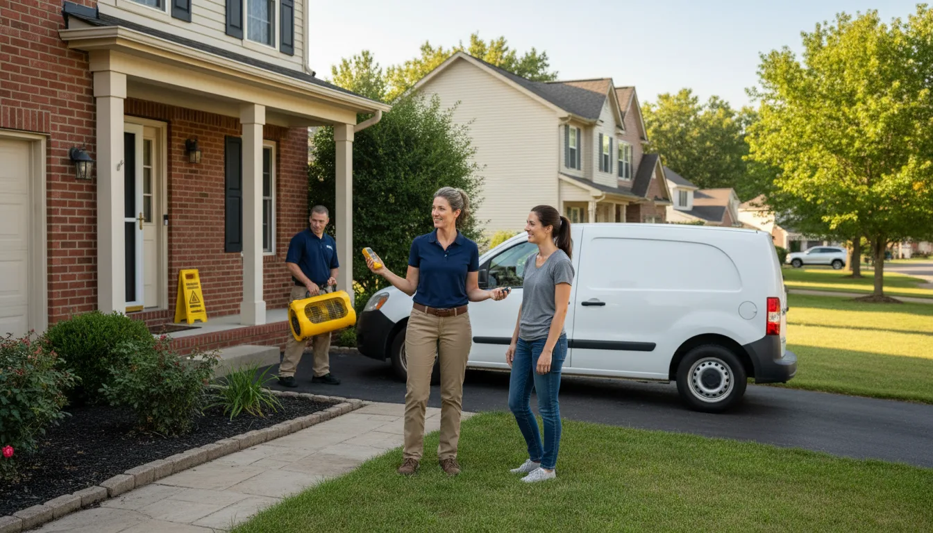 Water restoration image for Flood Water Cleanup, Removal And Restoration Services in Louisville, GA